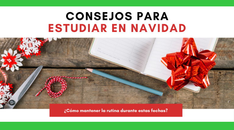 Cabecera blog consejos para estudiar en Navidad